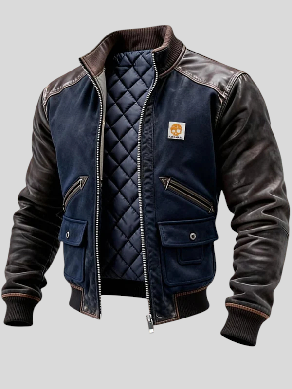 Alen tikitud jakk – stiilne ja ainulaadne valik.