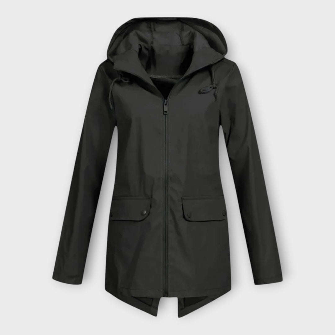 Stiilne veekindel kapuutsiga jope mugavuseks.