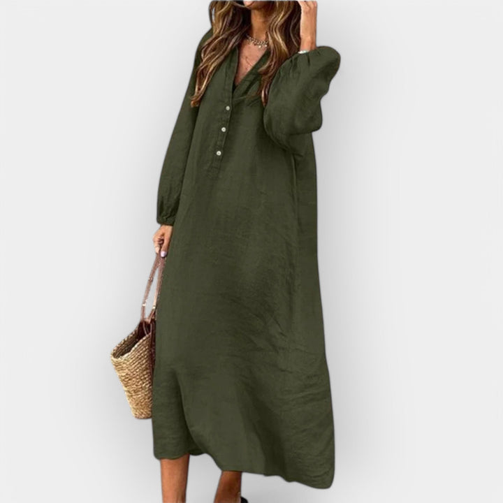 Elegantne linane kleit mugavuse ja stiili jaoks