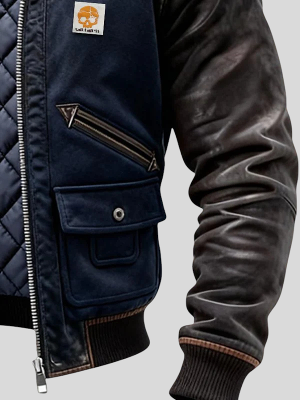 Alen tikitud jakk – stiilne ja ainulaadne valik.