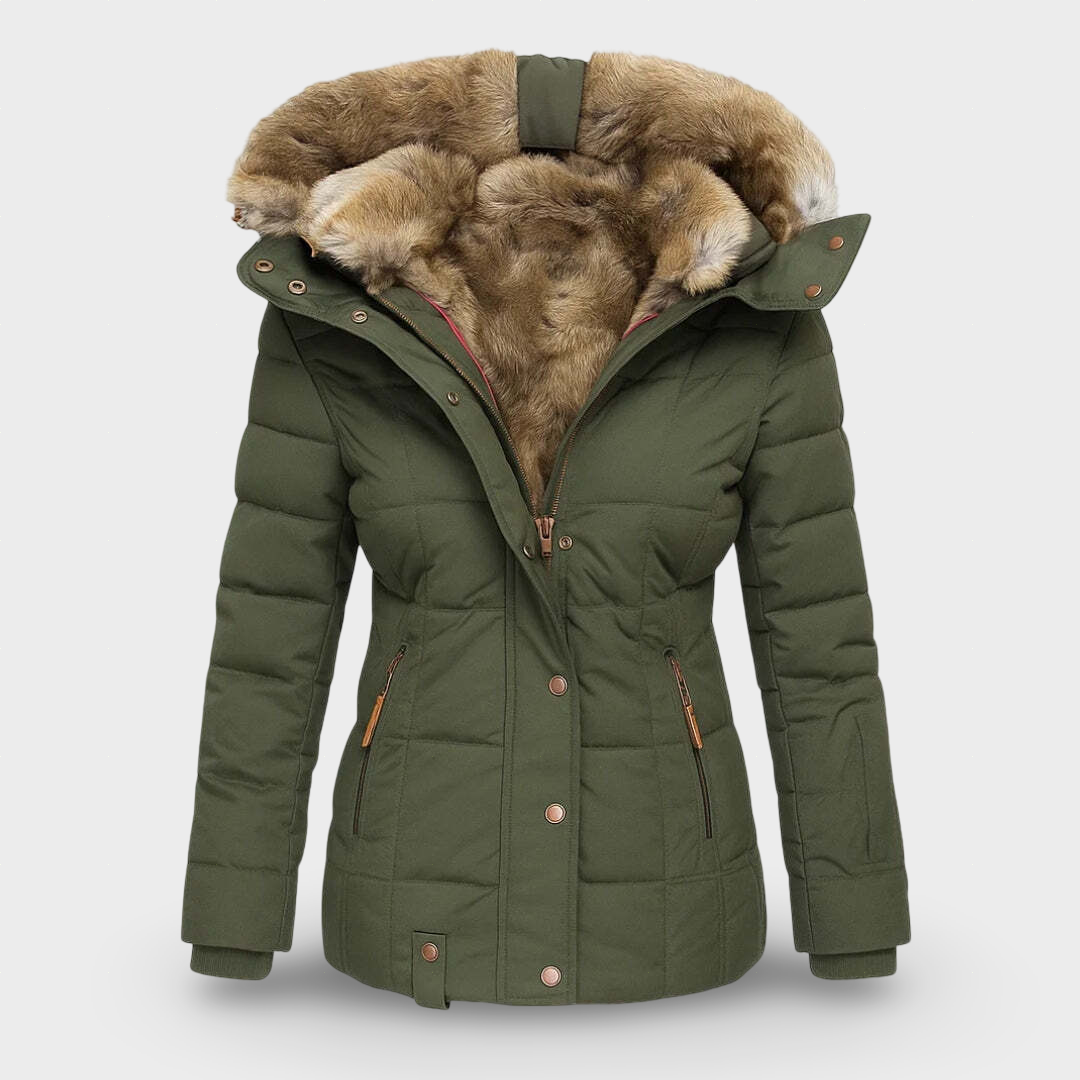 Kristi | Villase voodriga talvemantel