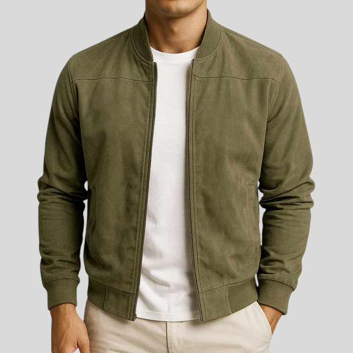 Domagoj klassikaline suede jakk – elegants ja mugavus.