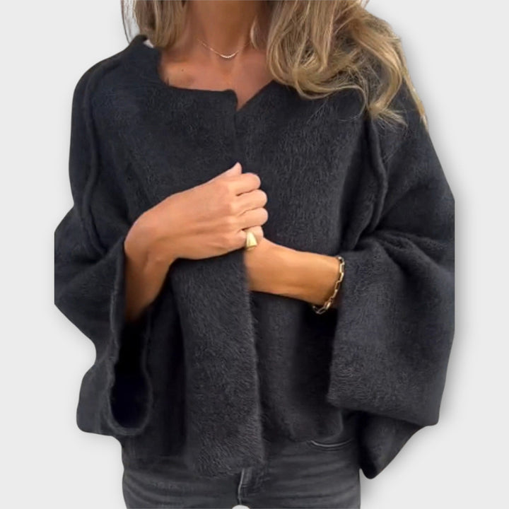 Elegantne minimalistliku disainiga kardigan