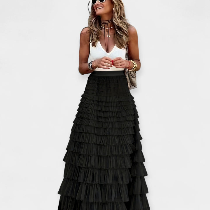 Boho seelik ainulaadse võrgu äärega