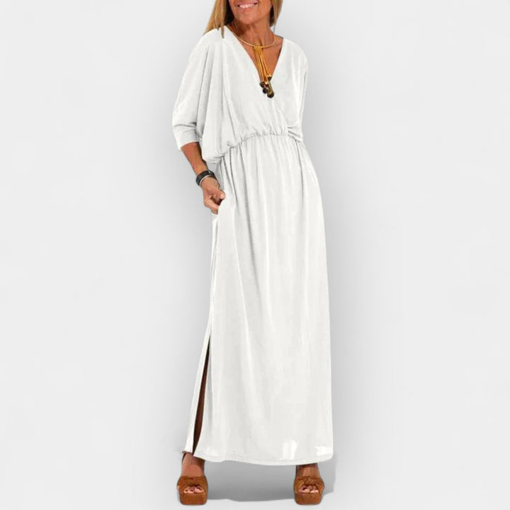 Retro stiilis pikk kleit elegantseks välimuseks