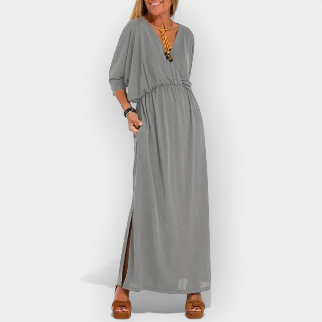 Retro stiilis pikk kleit elegantseks välimuseks