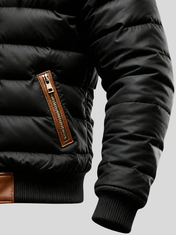 Roko must sherpa jakk mugavuse ja stiili jaoks.