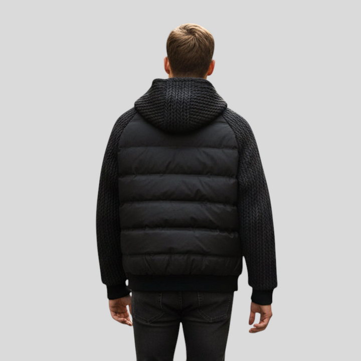 Kalen isolatsiooniga meeste kapuutsiga jakk.