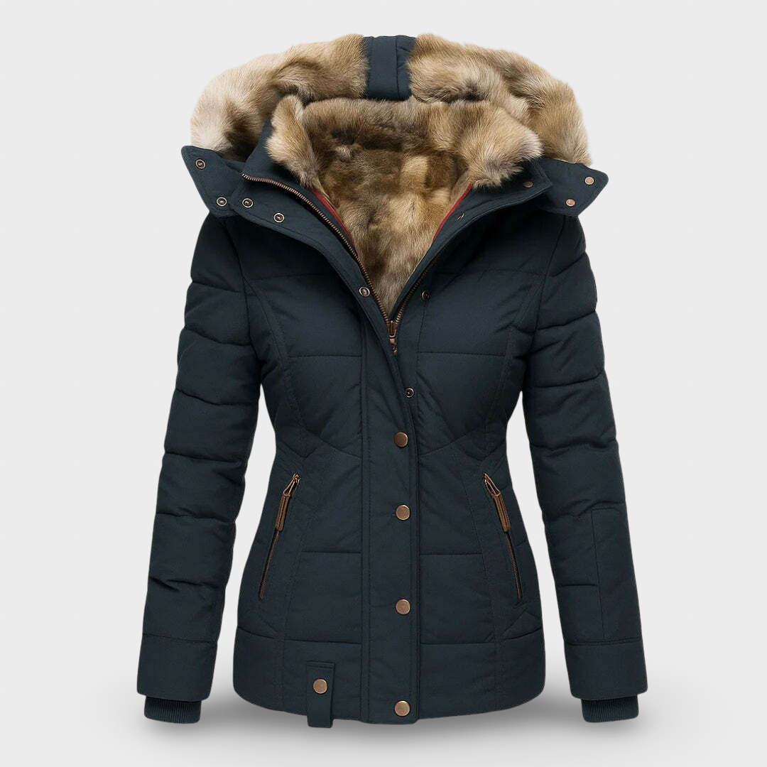 Kristi | Villase voodriga talvemantel