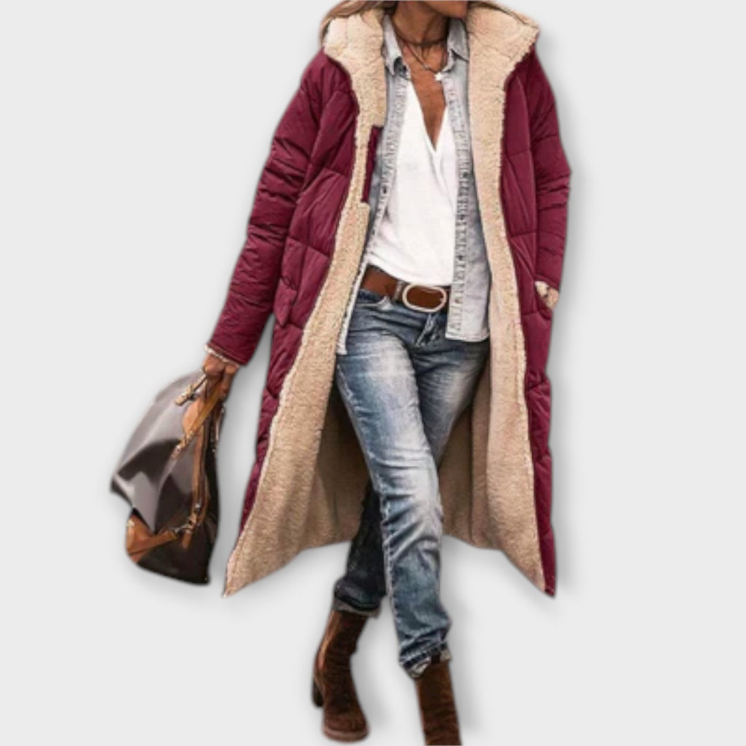 Kora - Puuvillase Fliisiga Mantel