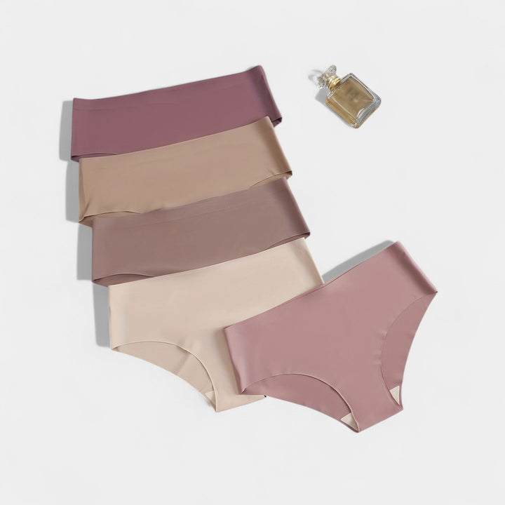 5 keskmise suurusega toestusaluspükste komplekt mugavuseks.