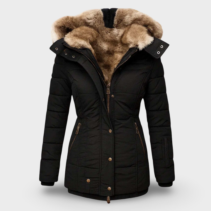 Kristi | Villase voodriga talvemantel