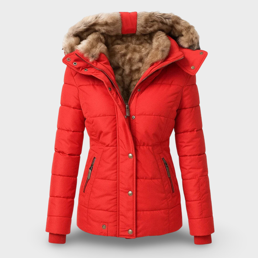 Kristi | Villase voodriga talvemantel