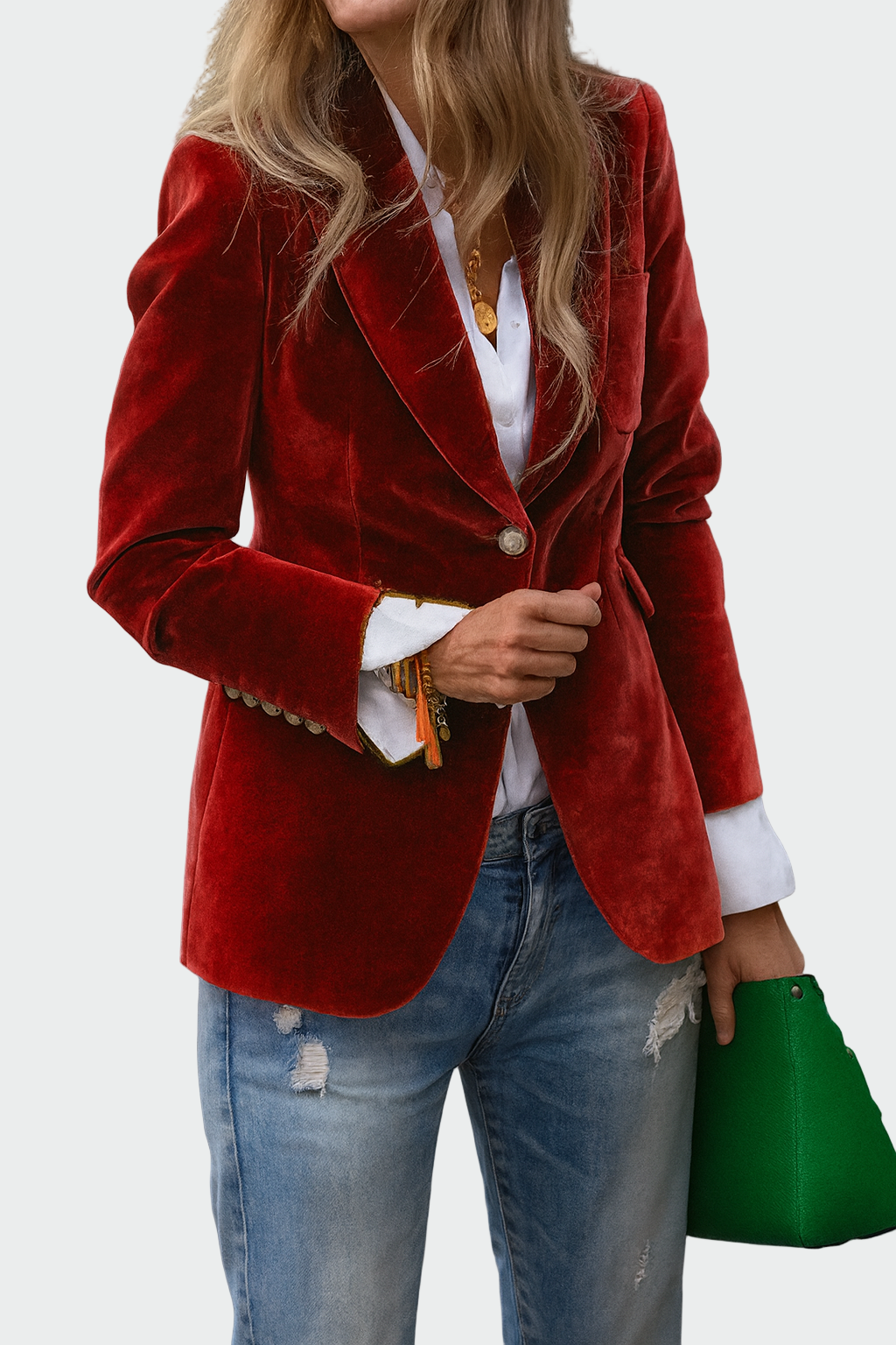 Luksuslik joonega jakk mugavuse ja stiili jaoks.