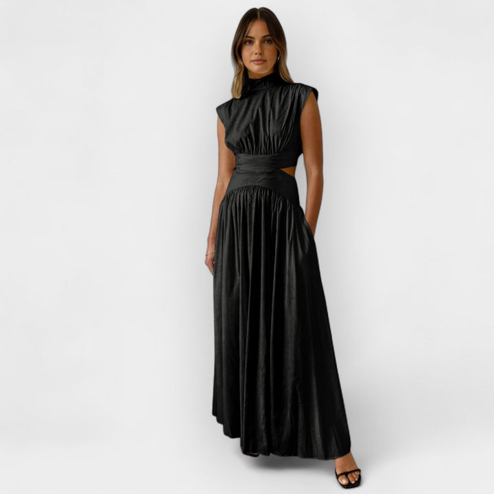 Elegantne kleit unikaalse lõikega ja detailidega