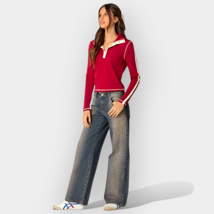 Madala vöökohaga teksad ja mugavus igapäevaks