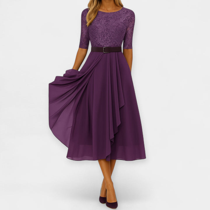 Elegantne midi kleit stiilseks ja mugavaks kandmiseks.