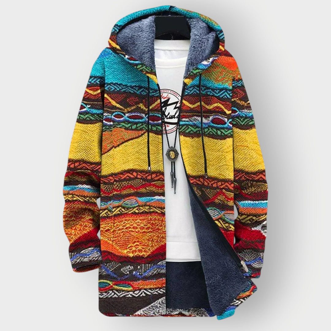 Marika | Luksuslik kardigan kunstilise inspiratsiooniga