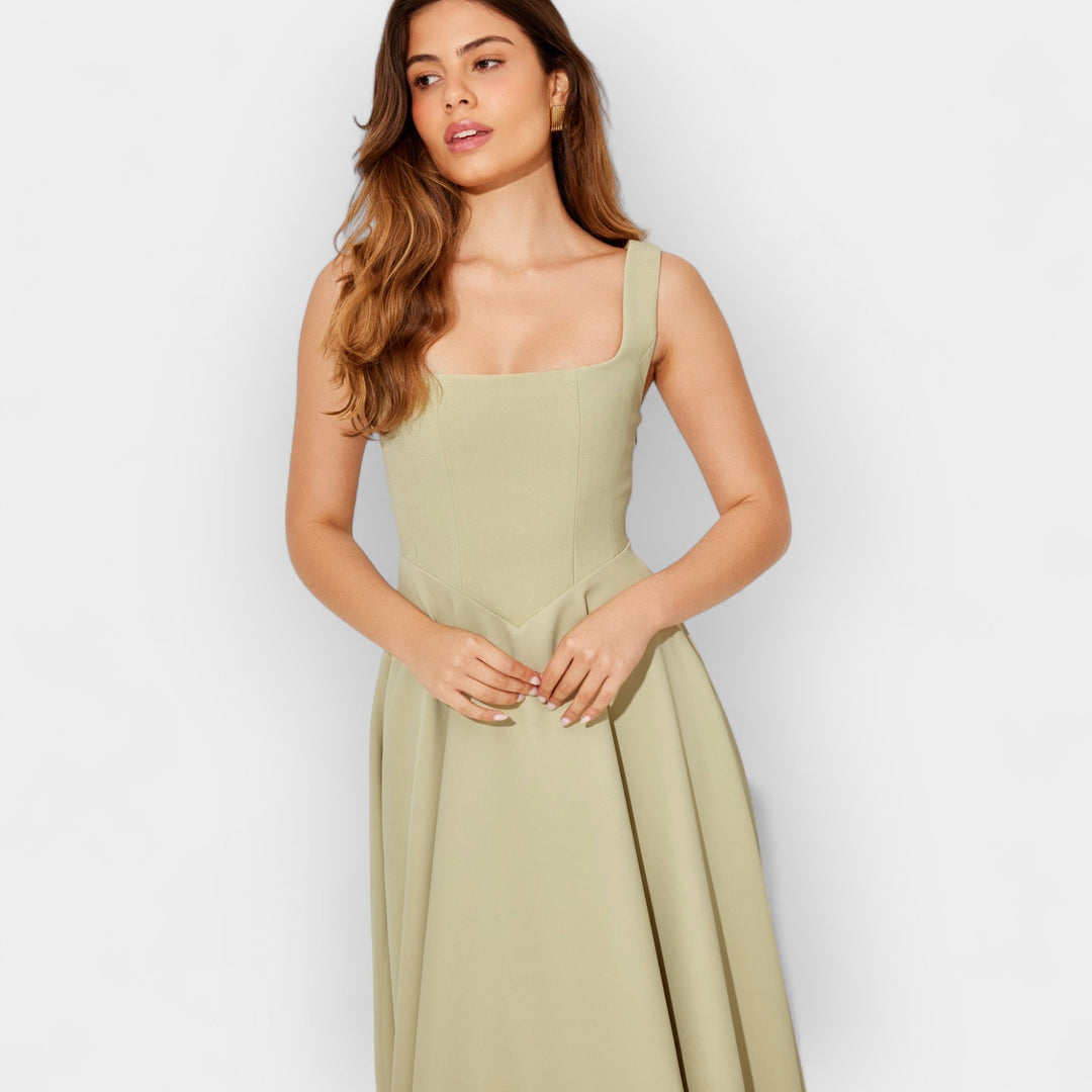 A-joonega midi kleit elegantseks stiiliks