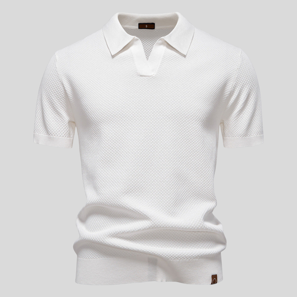 Ulrich struktureeritud polo särk mugavuseks ja stiiliks.