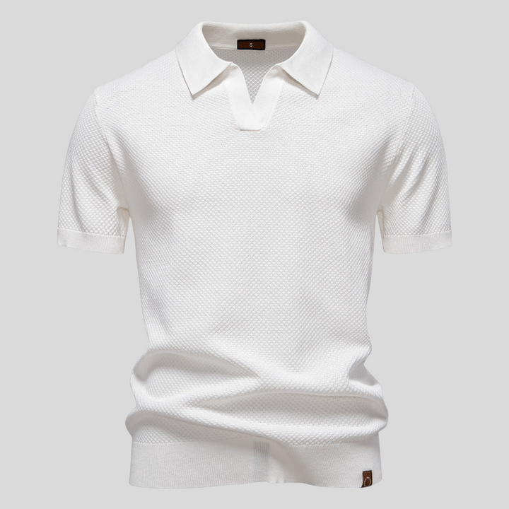 Ulrich struktureeritud polo särk mugavuseks ja stiiliks.