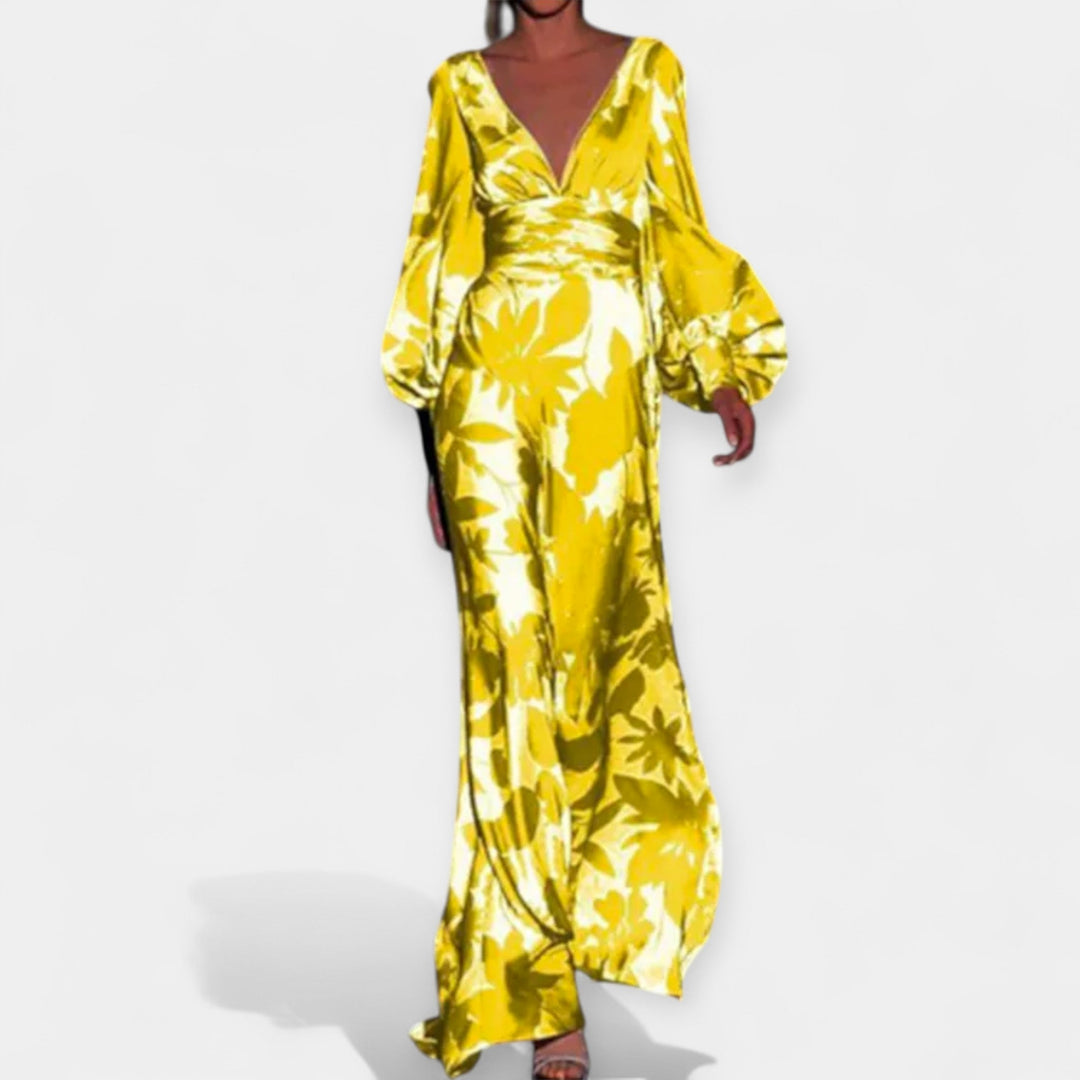 Õhuliste aktsentidega elegantne kleit