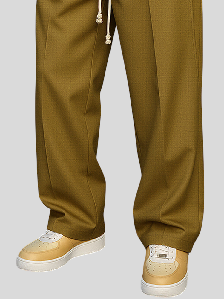 Edelhart elegantne meeste püksid mugava kinnitusnööriga