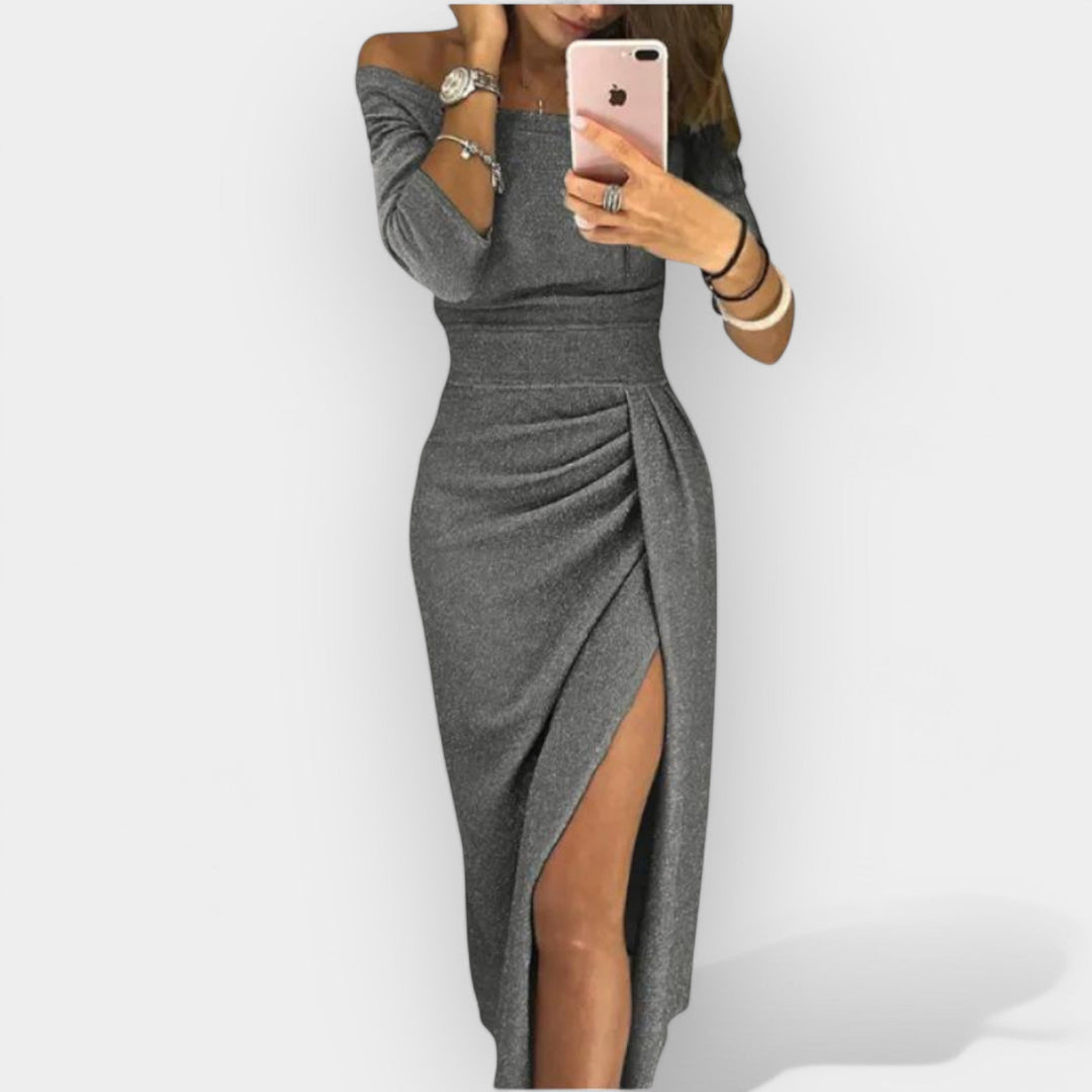 Elegantne kleit kauni väljalõikega