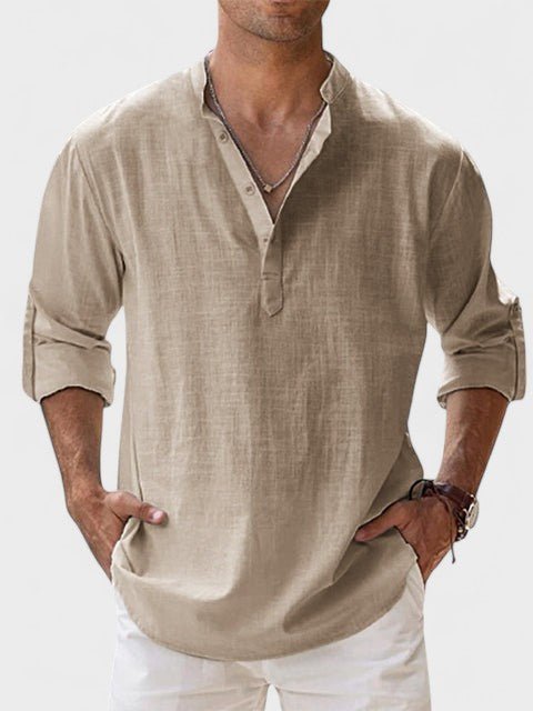 Aege meeste pikkade varrukatega särk mugavuseks.