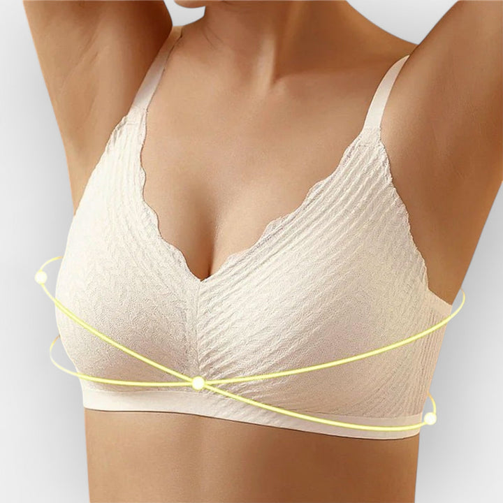 Juhtmevaba rinnahoidja mugavuse ja toetuse jaoks.