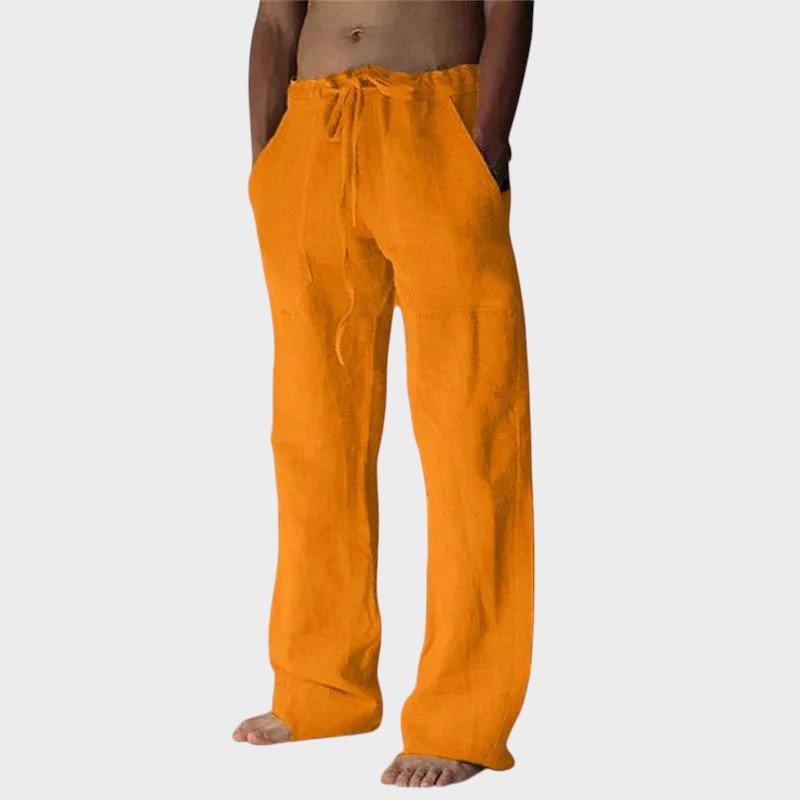 Brian lõdvad püksid mugavuse ja stiili jaoks.