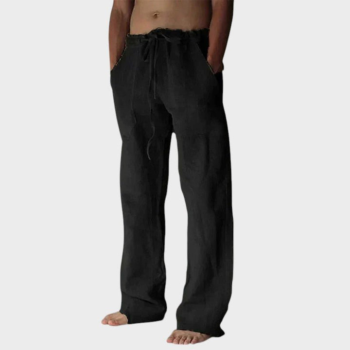 Brian lõdvad püksid mugavuse ja stiili jaoks.