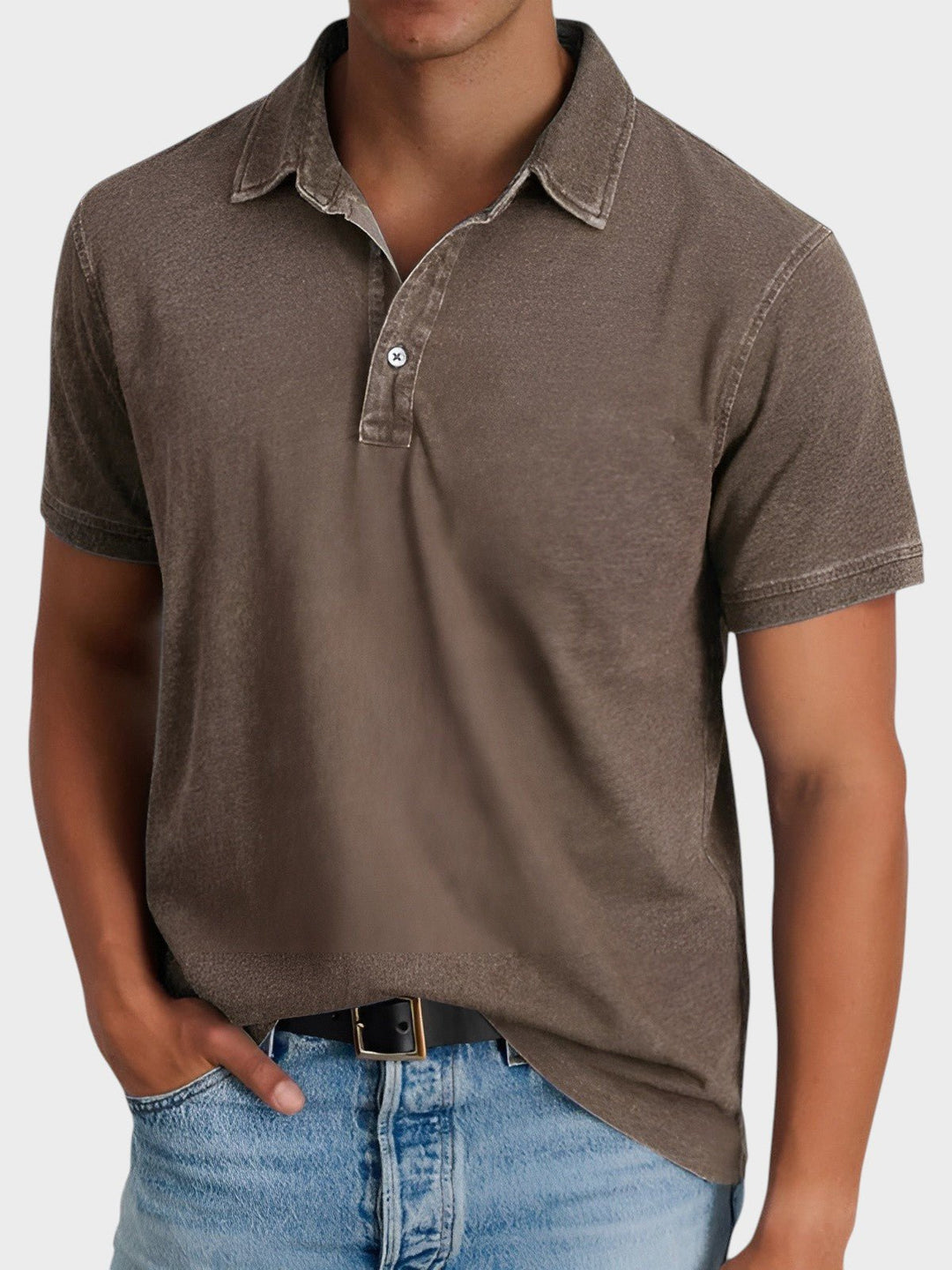 Carlo stiilne polo kaelusega särk.