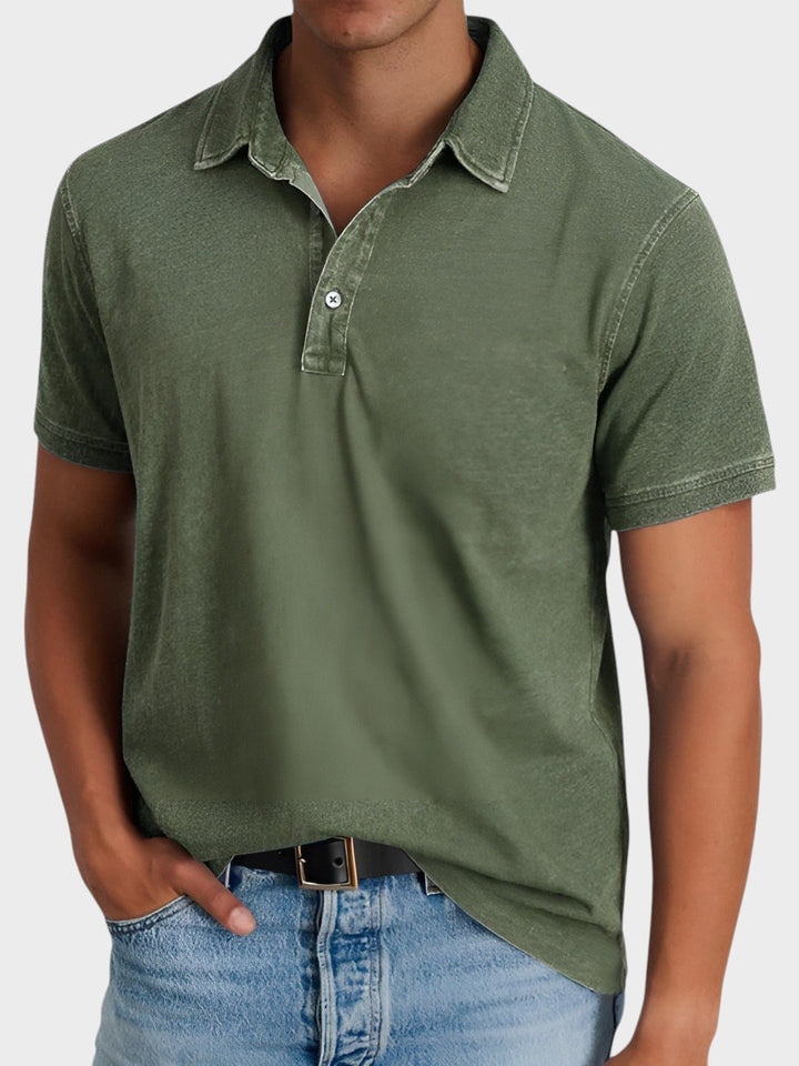 Carlo stiilne polo kaelusega särk.