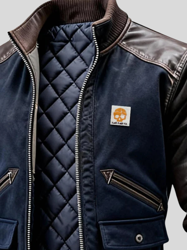 Alen tikitud jakk – stiilne ja ainulaadne valik.