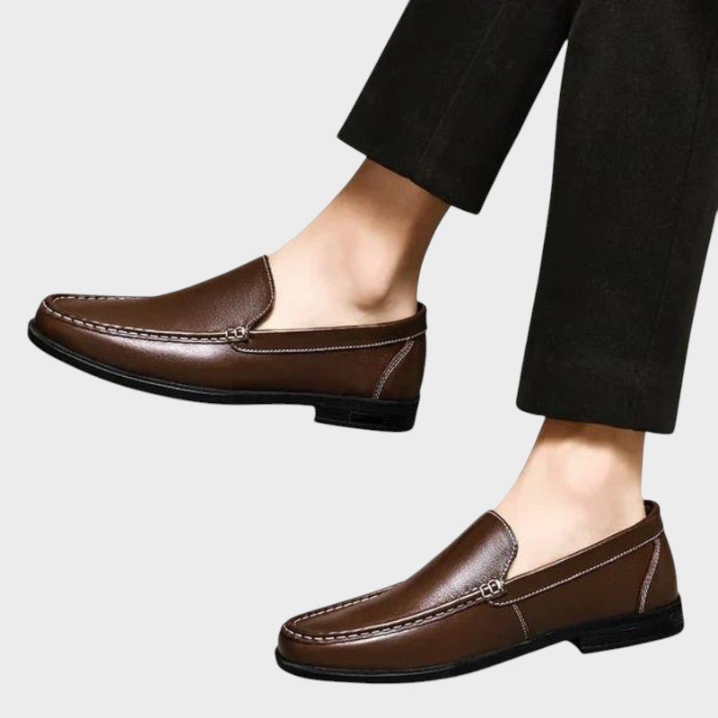 Jeppe stiilsed nahast mokasiinid mugavuseks ja elegantsiks.