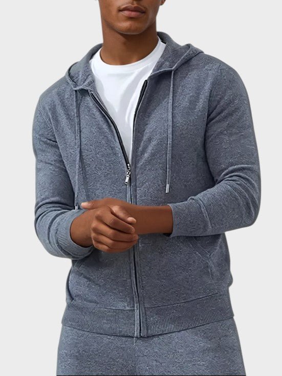 Javier kašmiirdžemper kapuutsiga mugavuse jaoks