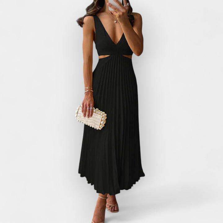 Satiinist midi kleit elegantseks stiiliks.