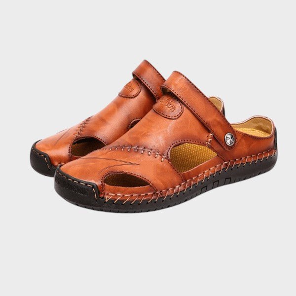 Lars premium ortopeedilised nahksandaalid mugavuseks ja toetuseks.