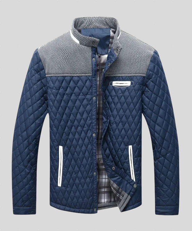 Rijeka meeste isolatsioonijakk mugavuse ja soojuse tagamiseks.