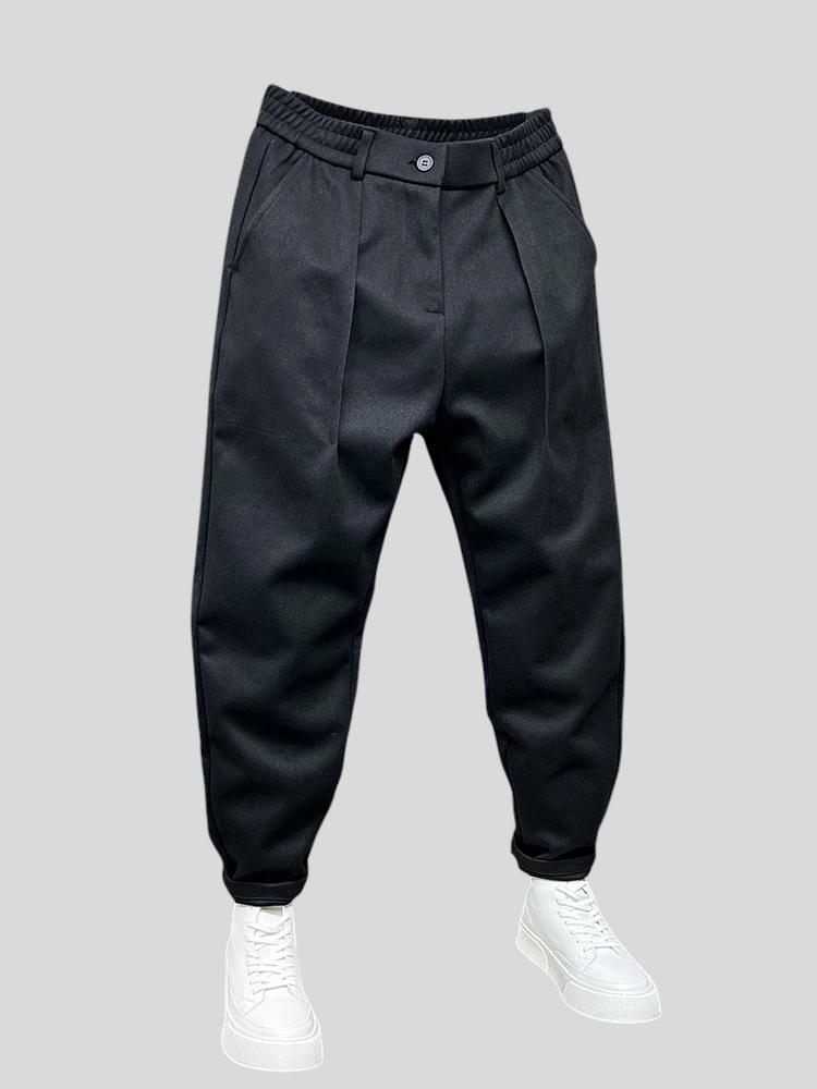 Marcello elegantne melange püksid stiilseks välimuseks.