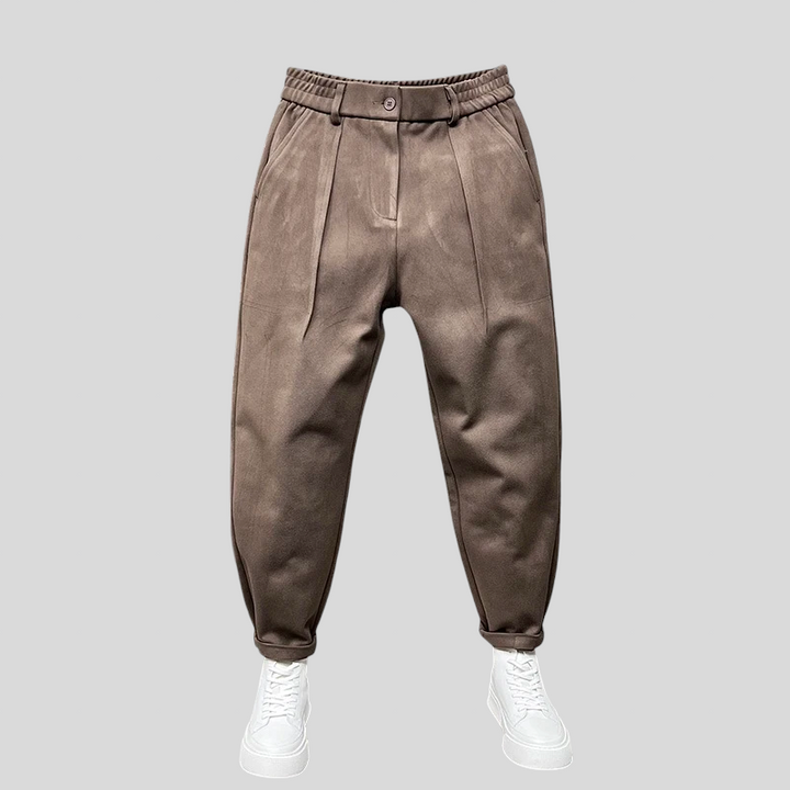 Marcello elegantne melange püksid stiilseks välimuseks.