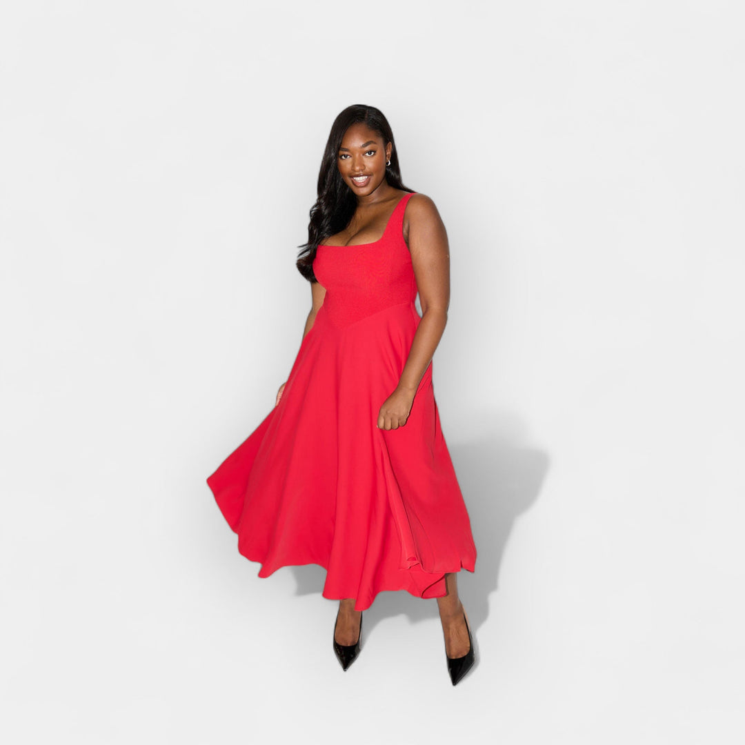 A-joonega midi kleit elegantseks stiiliks