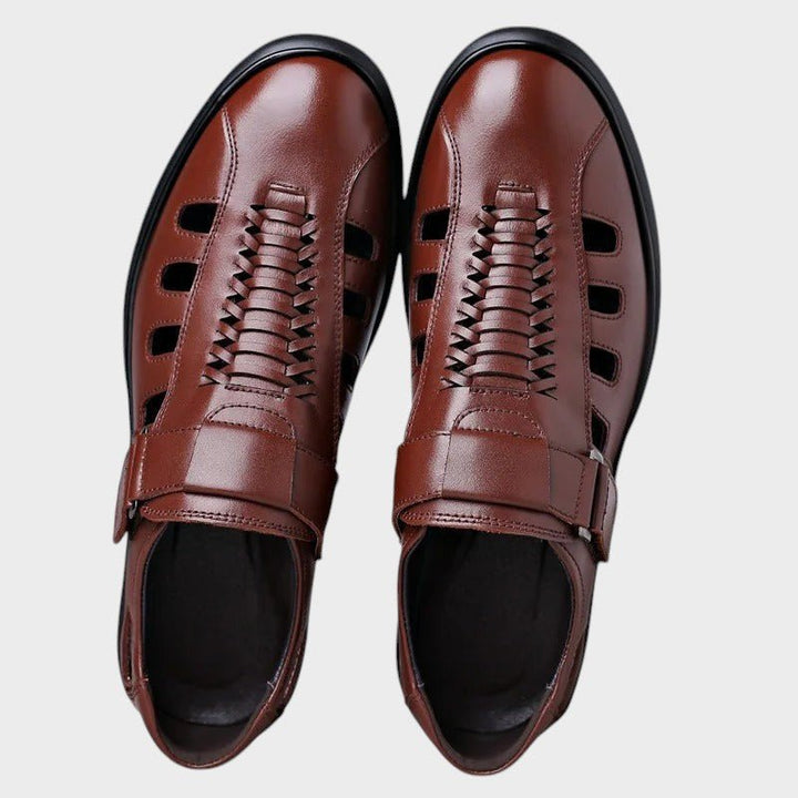 Steffen pruunid sportlikud nahksandaalid mugavuseks ja stiiliks.