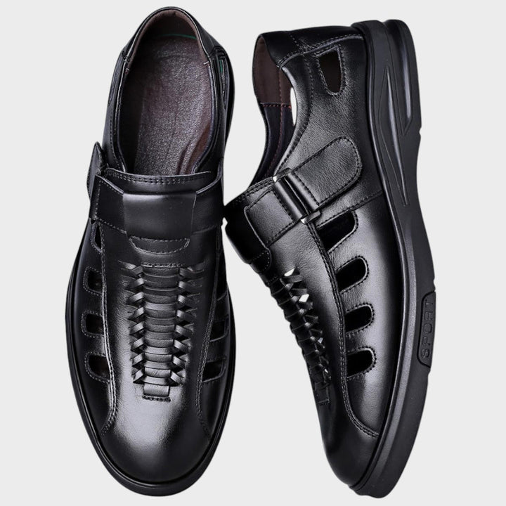 Steffen pruunid sportlikud nahksandaalid mugavuseks ja stiiliks.