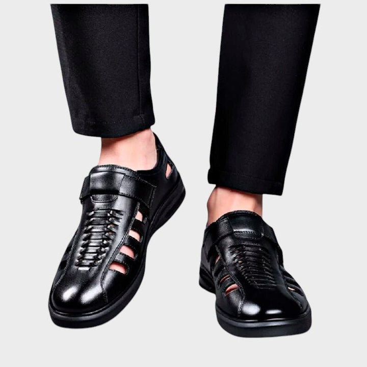 Steffen pruunid sportlikud nahksandaalid mugavuseks ja stiiliks.